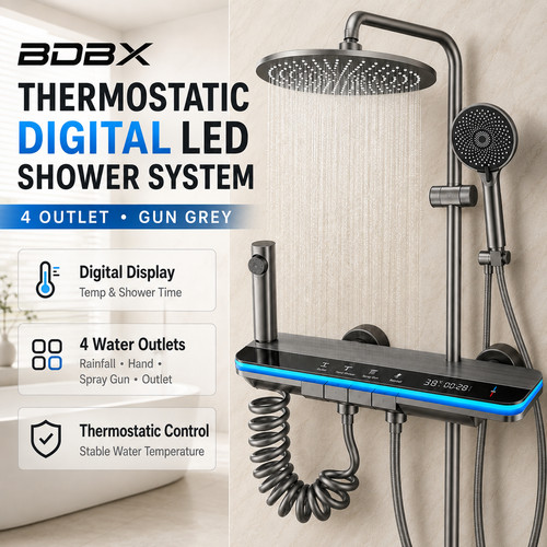 Bdbx thermostatic led digital - led,