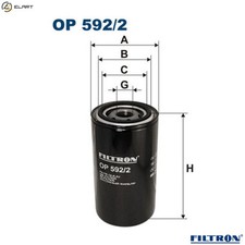 OIL FILTER OP 592/2 FOR DENNIS