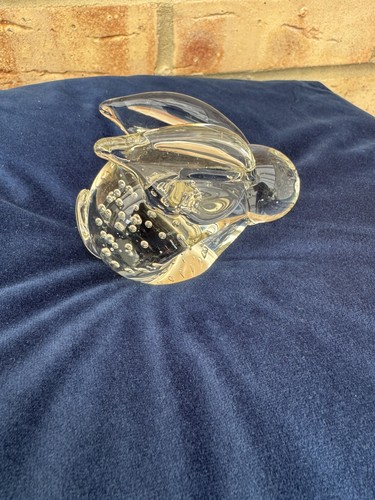 Vintage glass rabbit - vintage,