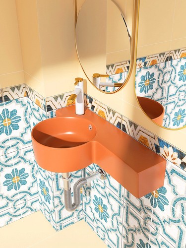 Small 320mm wall - wall, wash