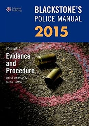 Blackstone police manual - blackstone's,