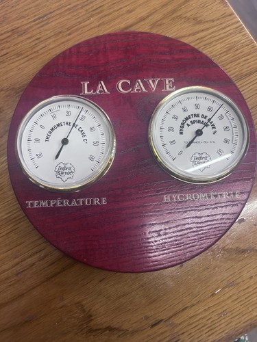 Vintage wine cellar barometer - wine,