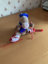 HUNGRY HORSE 6" SKIING TEDDY/TOY EXCLUSIVELY HANDMADE - No-GKHUN30