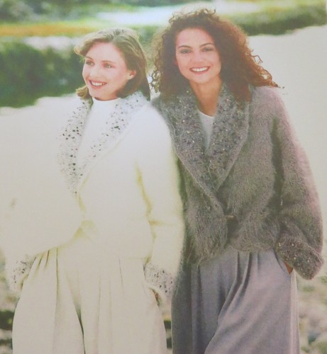 Easy knit mohair ladies - ladies, jacket