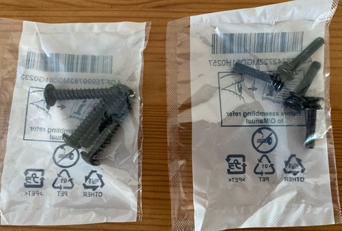 Genuine stand screws - lg, tv