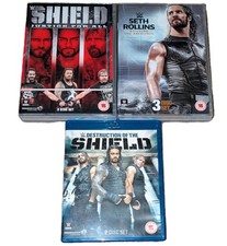 WWE DVD/Blu-Ray Set The Shield Seth Rollins Roman Reigns Jon Moxley Dean Ambrose