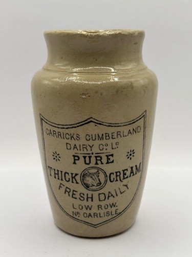 Old advertising cream pot