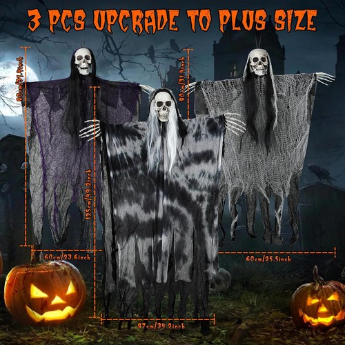 Set scary skeleton - set,