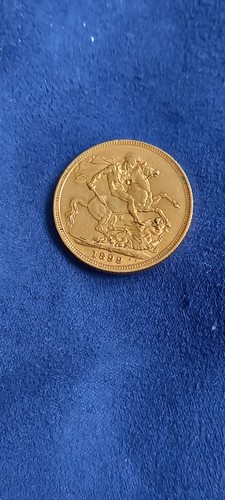 1899 gold full sovereign - full,