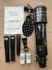 F400 70m Terrestrial and Astronomical Telescope