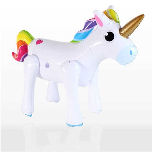Inflatable unicorn 53cm - inflatable,