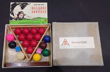 Vintage Sams Atlas 1 1/2" Snooker Ball Set in box