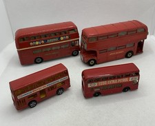 Vintage 1970s Red Buses Corgi