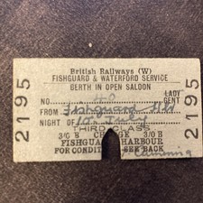 Railway.  TICKET,   (