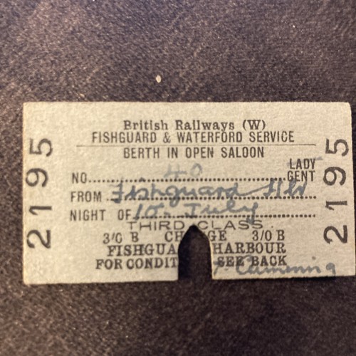 Railway ticket - railway., (