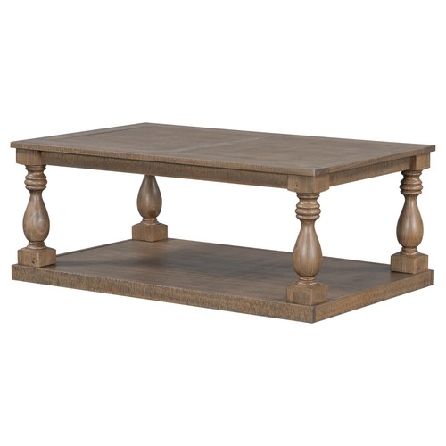 Vintage coffee table pine - coffee,