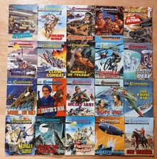 Commando Comics x 20. Numbers list in photos.