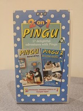 Pingu 2 in 1 VHS – Barrel of Fun & Building Igloos – BBC Children’s Classic TV
