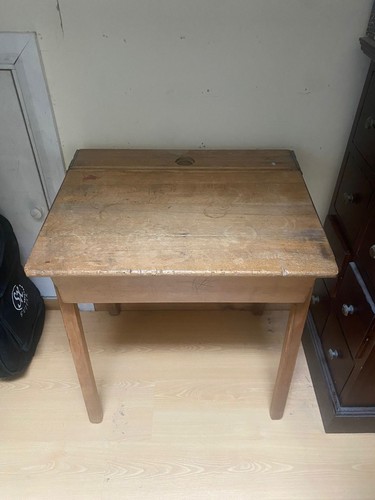 Vintage school desk and - vintage,