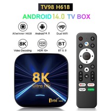 Upgraded 2025 Smart Android 14 TV Box WIFI 8K HD Media Player Streamer Ultra HD