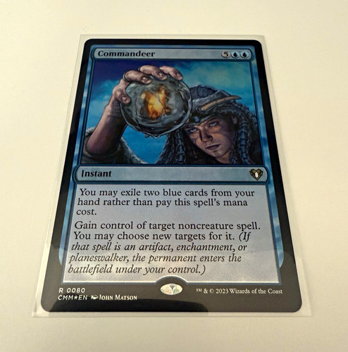 Commandeer 0080 cmm foil rare - cmm,