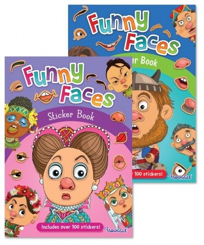 Funny faces stickers - faces, activity