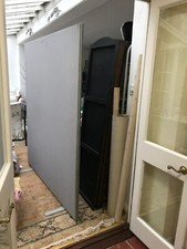 Screen Partition Divider - light grey - 180cm x 160cm