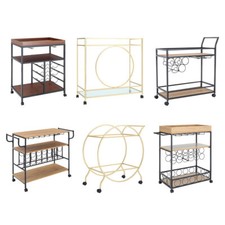 Vintage Rolling Cart Drink Tea