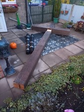 Amazing Large Wooden Cross Crucifix HAND CARVED onto box section CHURCH
