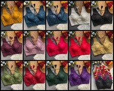 Saree Blouse Readymade Designer Sari Choli Indian Party Wear Bollywood Dress Top