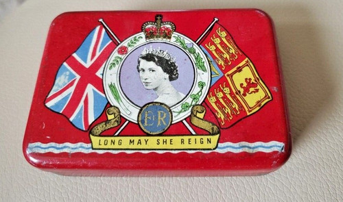 Vintage tin june 1953 oxo - tin,