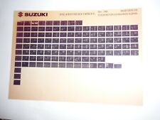 Suzuki AP50V/W April 1998