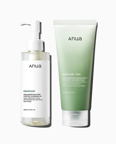 Anua double cleansing duo - double,