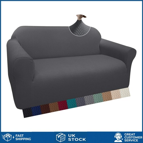 Thick grey loveseat sofa - grey,