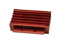 RED CNC PIT BIKE OIL COOLER