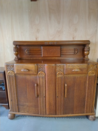 Vintage antique carved - vintage, oak