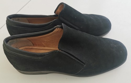 Salamander sportiv black - black, suede
