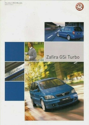Vauxhall zafira gsi - vauxhall, turbo