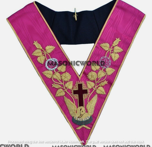 Masonic regalia rose - masonic, croix