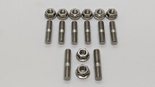 VW Beetle Type 1 1600 Stainless exhaust header studs and flange Nuts ext filter