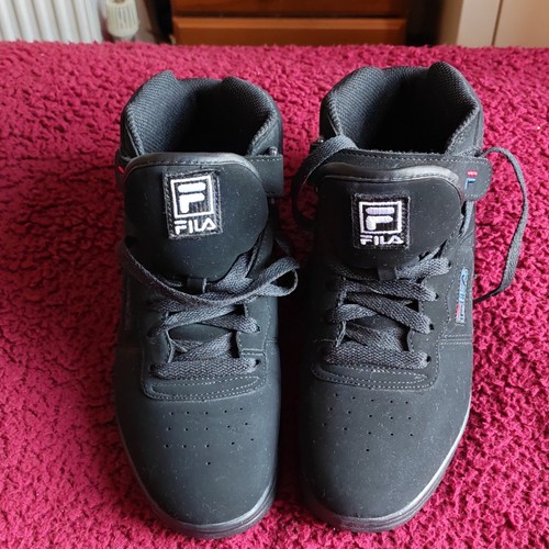 Fila black lace - lace-up, high