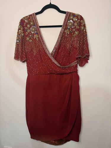Virgos lounge red beaded - virgos,