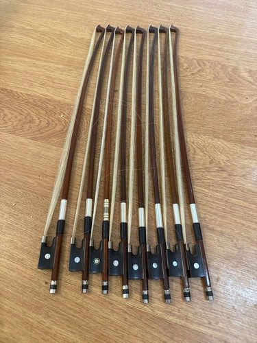 Size violin bows lot - x8,