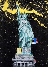 "Liberty" Authentic Offset Lithograph Poster Art Print Mr. Brainwash Excel Cond.