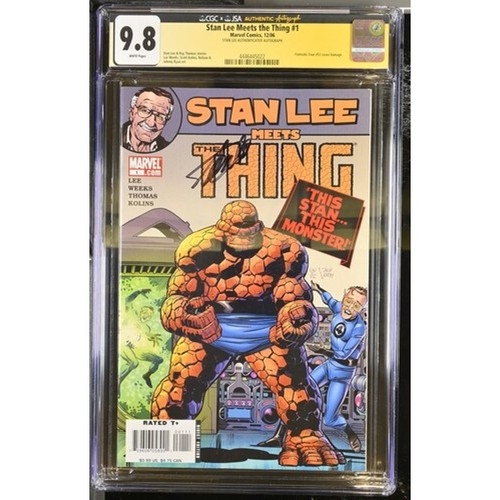 Cgc stan lee meets the - 9.8,