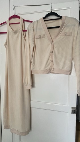 Elegant cream ribbed - elegant,
