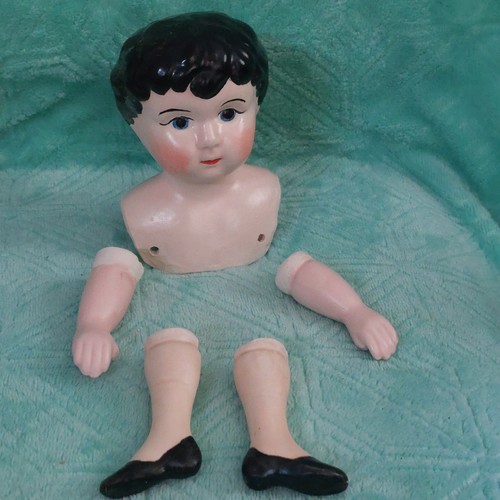 Antique german porcelain doll - german,