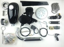 Black 80cc Bike Bicycle Motorized 2 Stroke Petrol Gas Motor Engine Kit Set