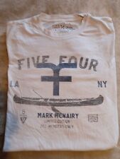 Rare Mark McNairy Limited Edition Five Four Tee Shirt, White Size L - XL 