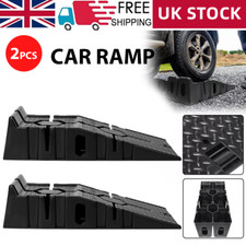2 Heavy Duty Rubber Plastic 5 Ton GVM Low Clearance Garage Vehicle Car Van Ramps
